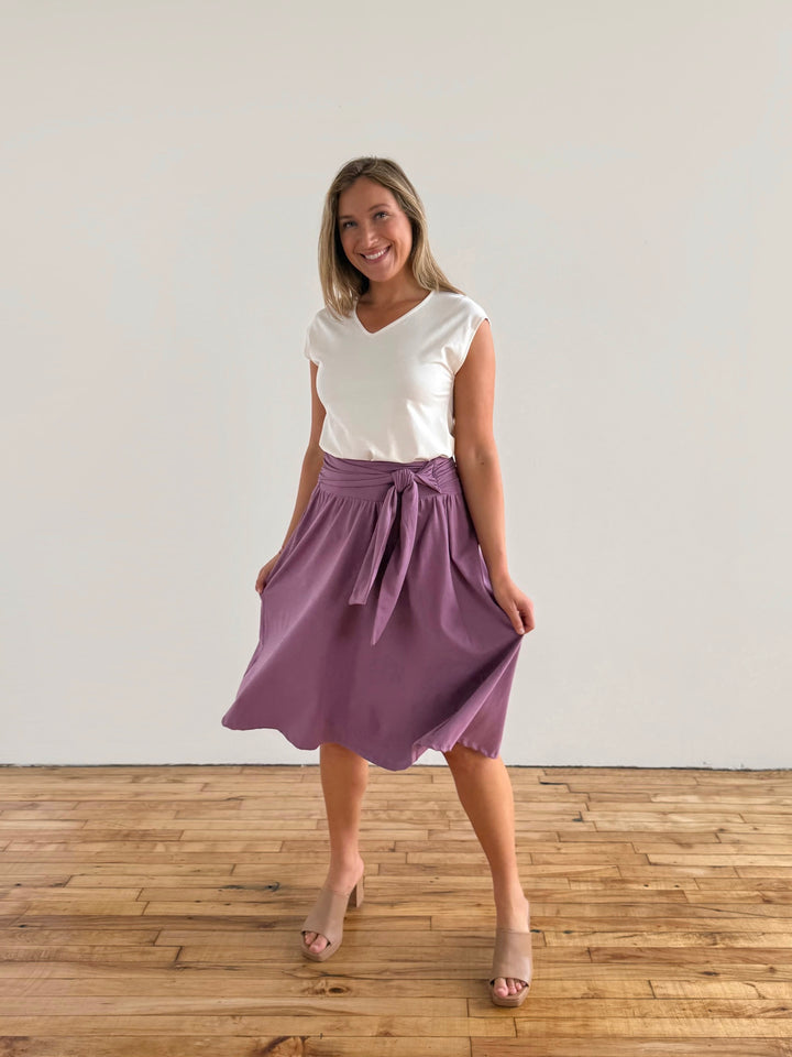 CONNIE skirt in Dusty Orchid