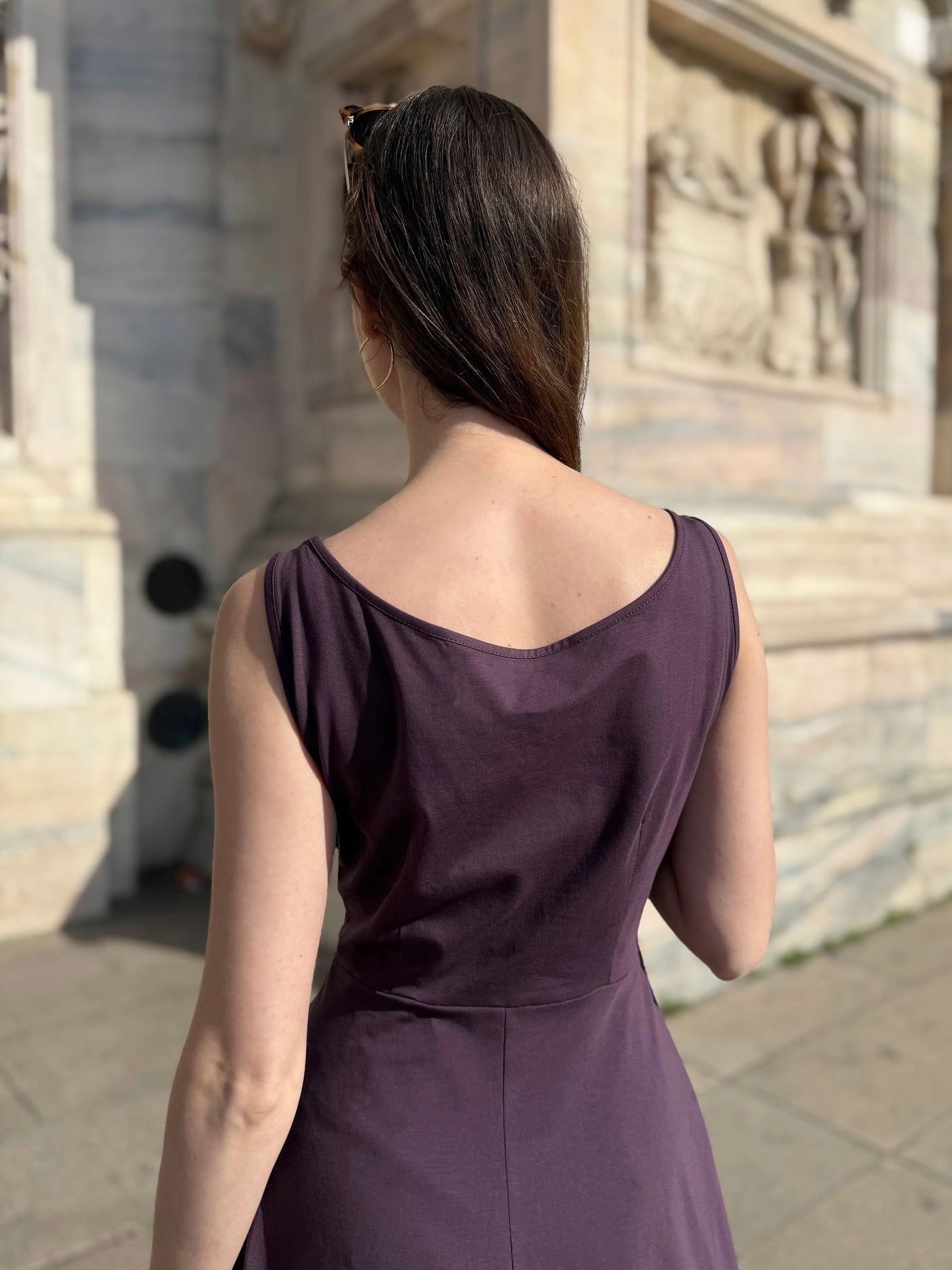 WREN dress in Plum