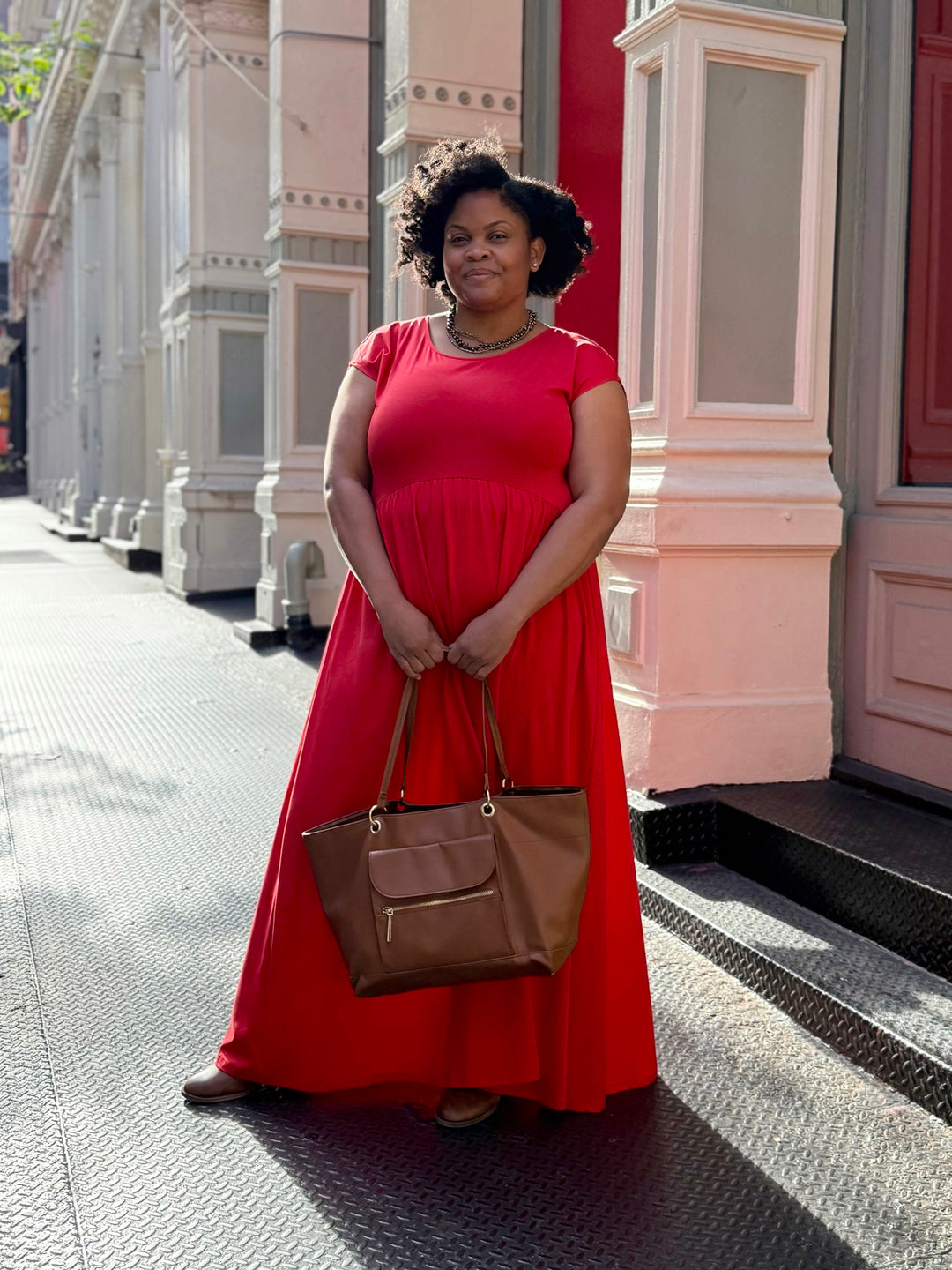 DEBORAH dress in Bright Ruby