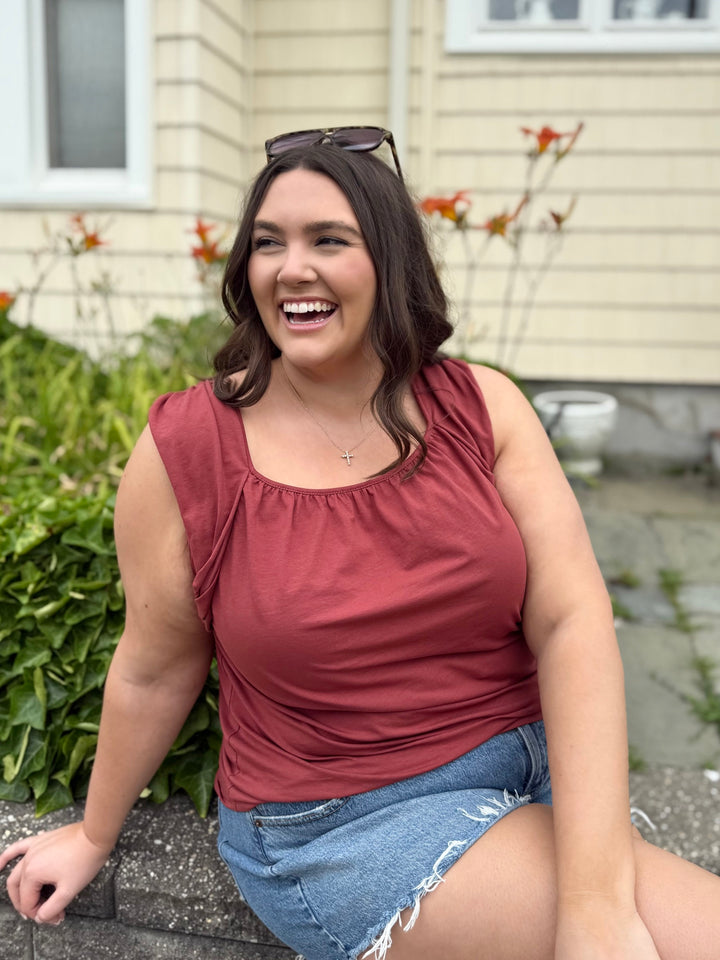 ADORA tank in Earthy Red