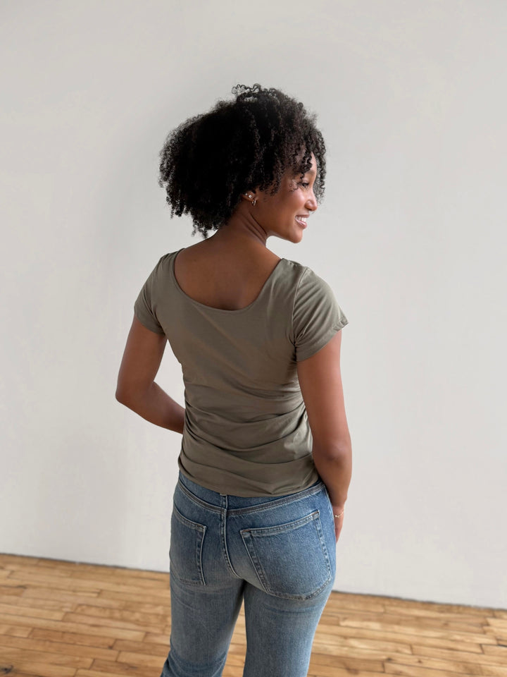WINNIE tee in Silver Sage