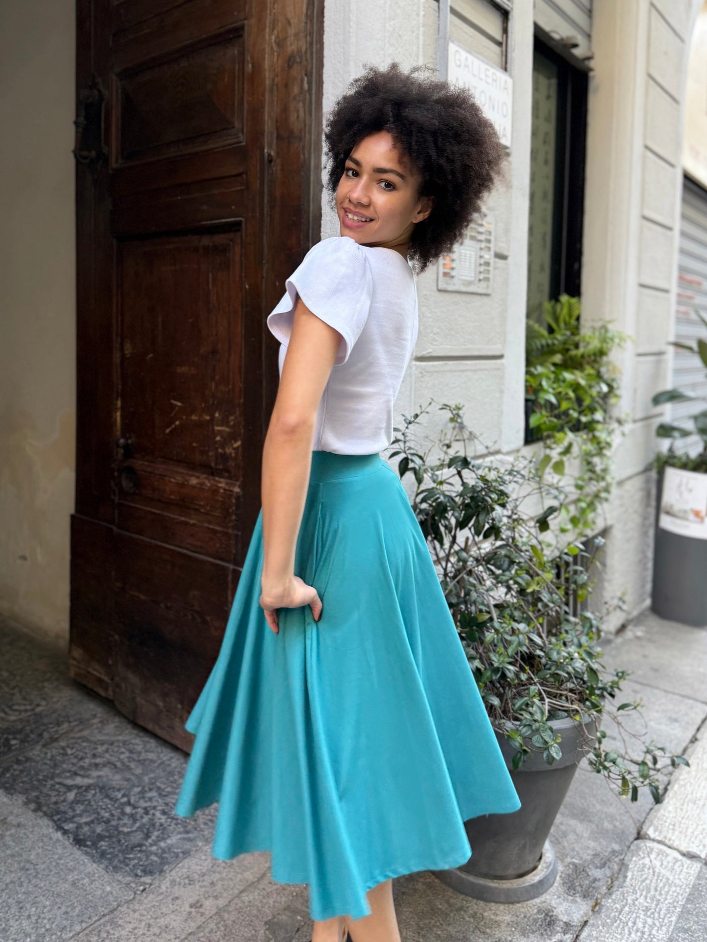 CIELA skirt in Marine Teal