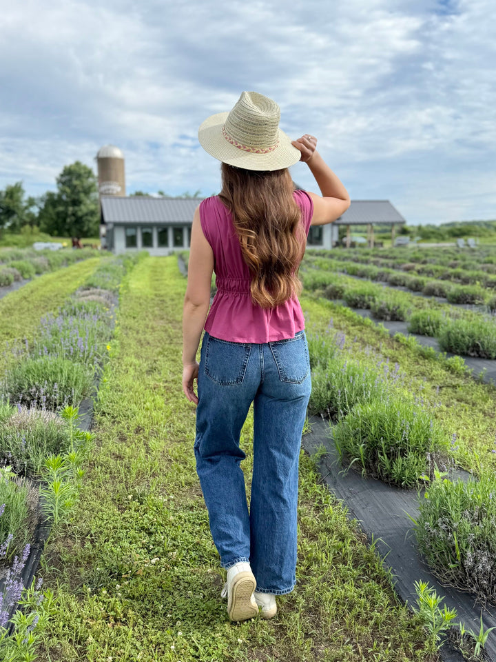 KACI tank in Mauve Berry