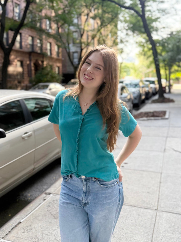 JOCELYN tee in Marine Teal