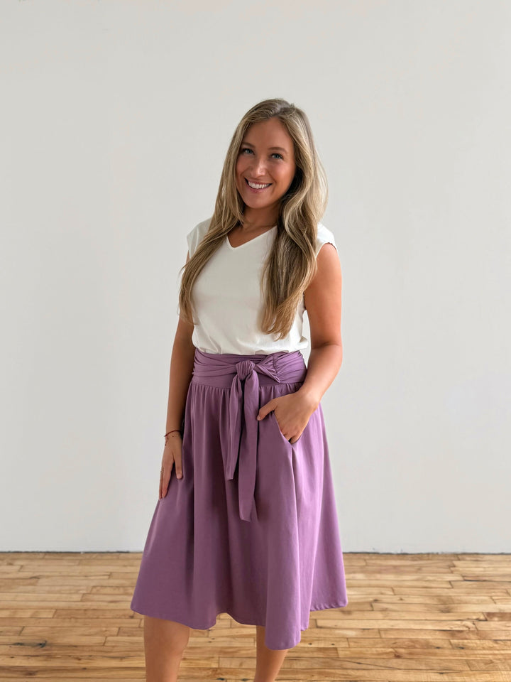 CONNIE skirt in Dusty Orchid