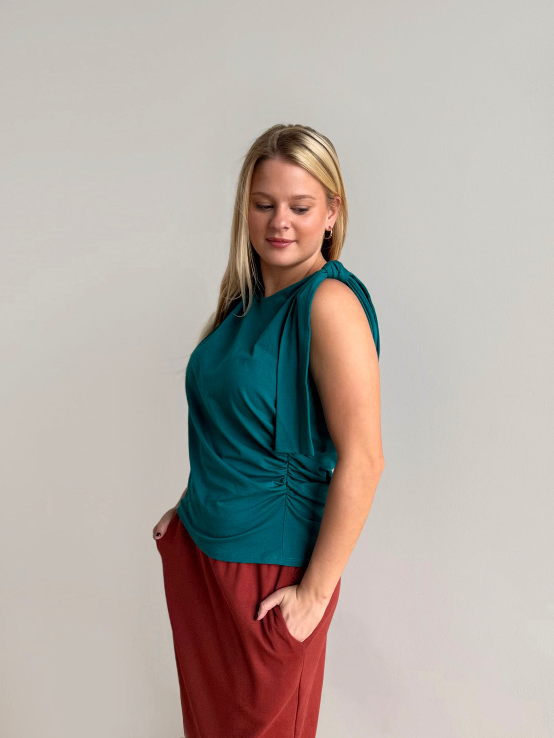 KERRINE top in Teal
