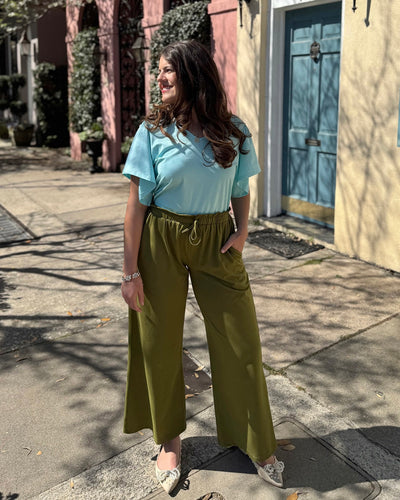 JOJO pants in Olive Branch