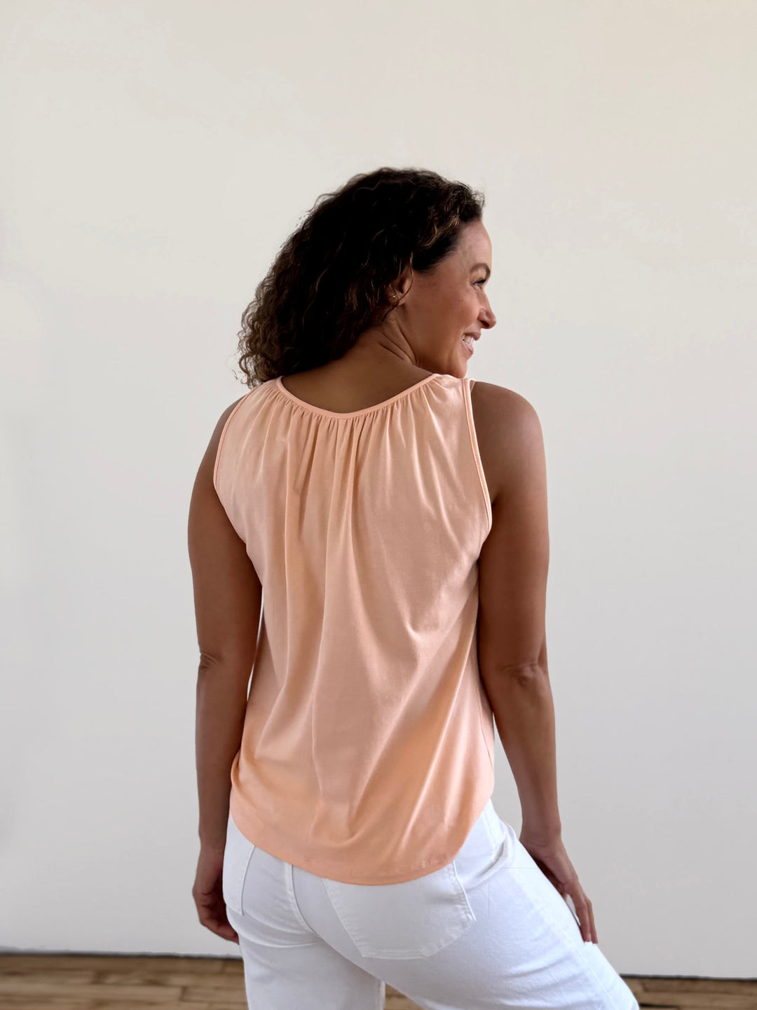 NADIA tank in Apricot