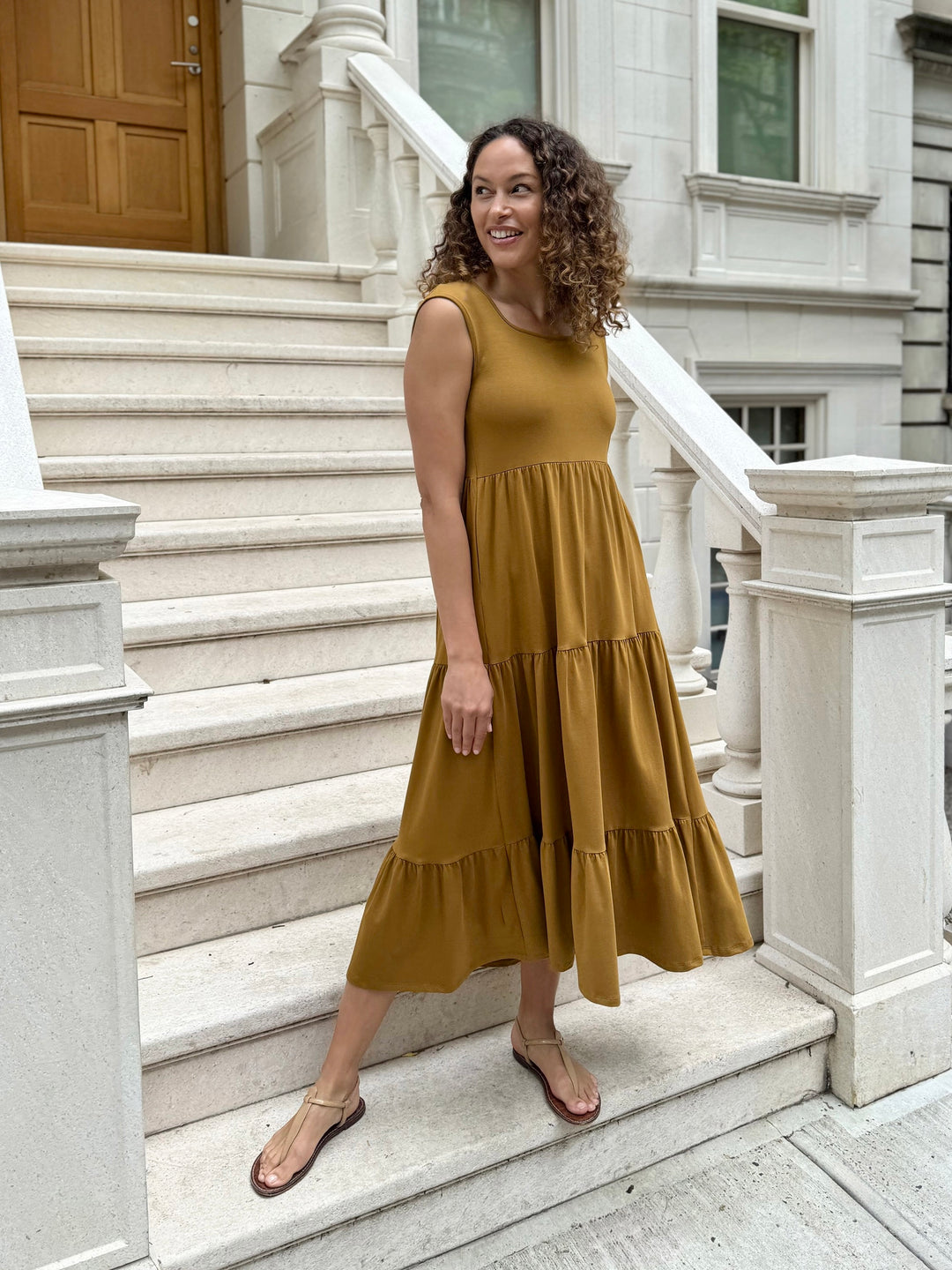 darcy brown dress Darcy Maxi Dress in Forest Fawn Brown