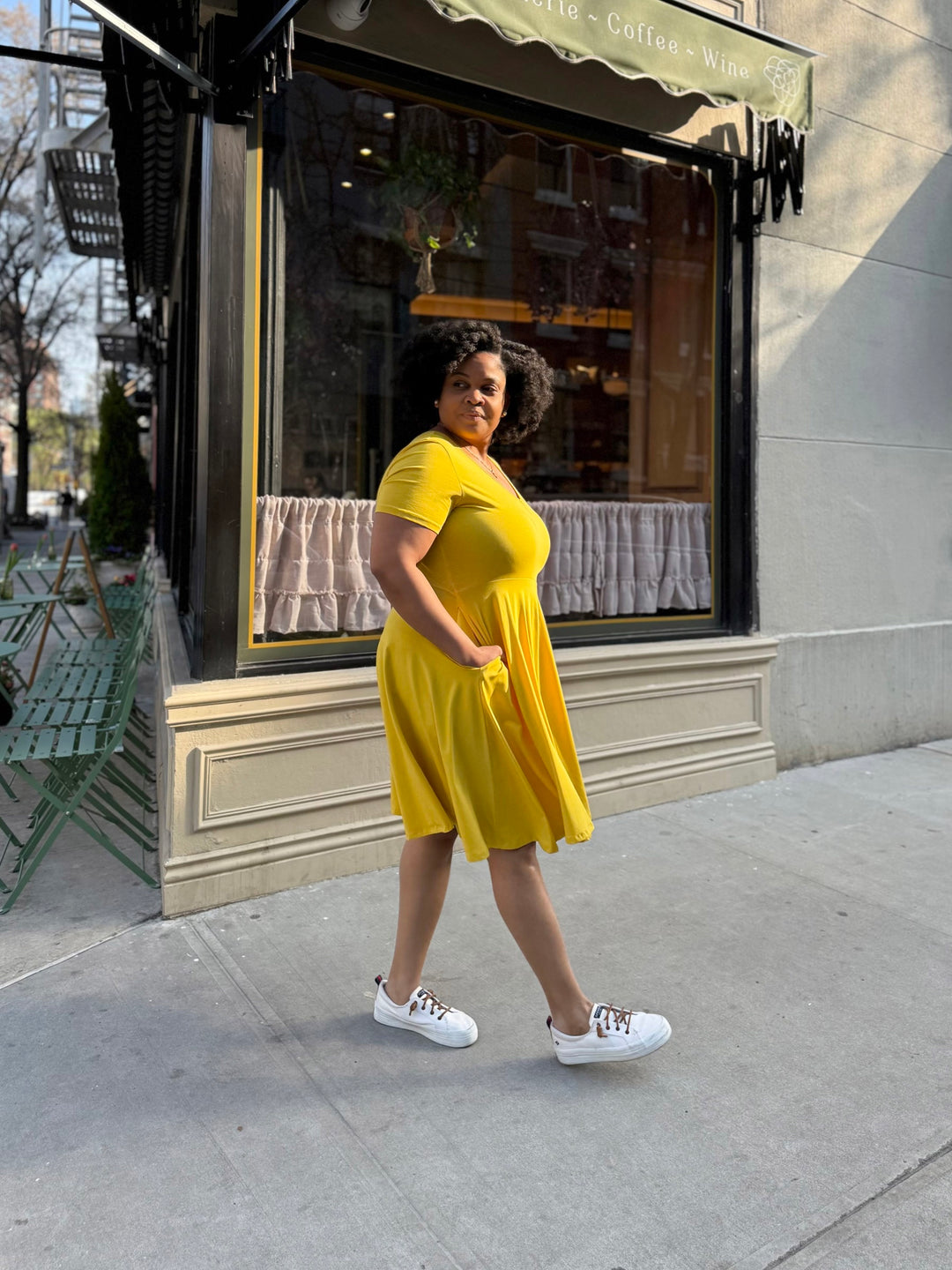 ADINA dress in Sunflower