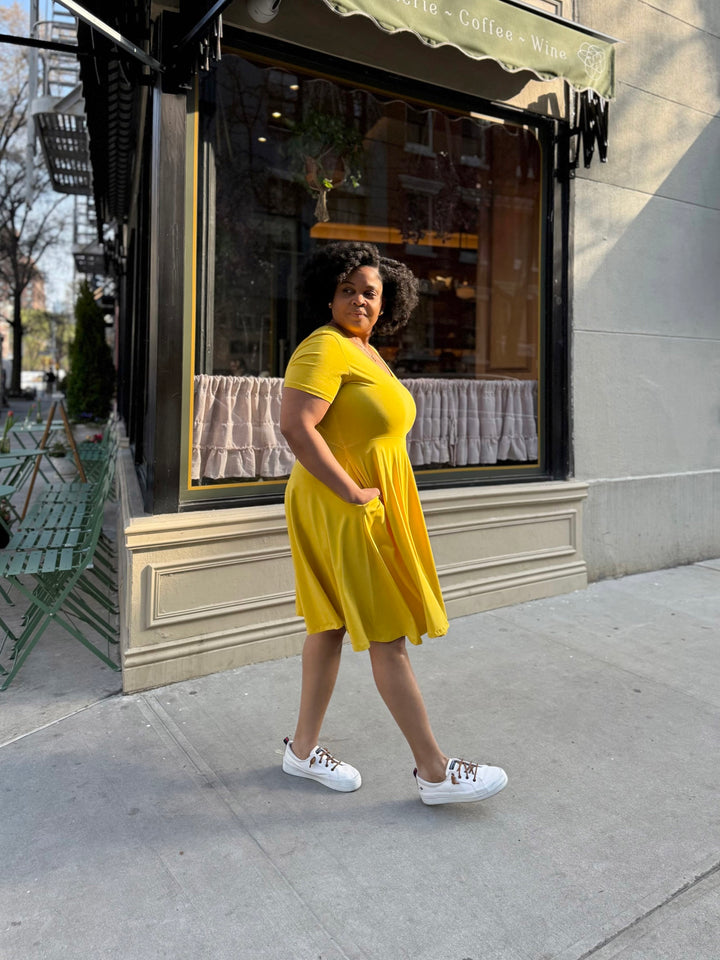ADINA dress in Sunflower