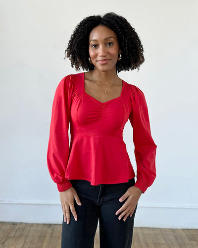 CELINE top in Bright Ruby