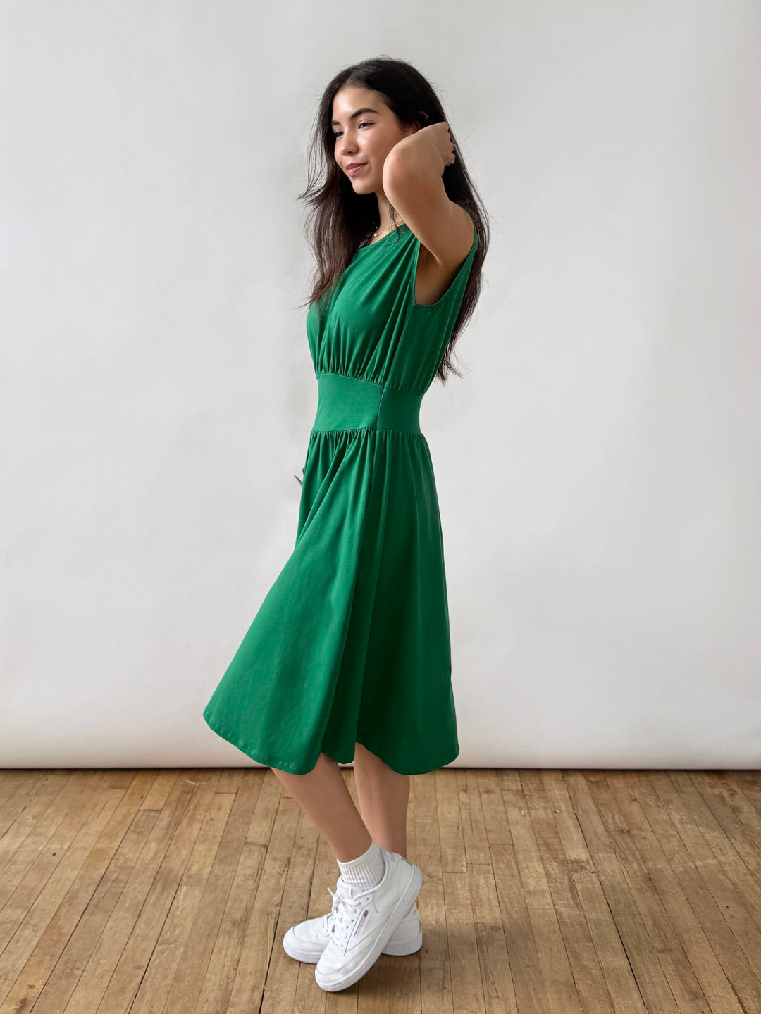 CATHERINE dress in Rich Emerald