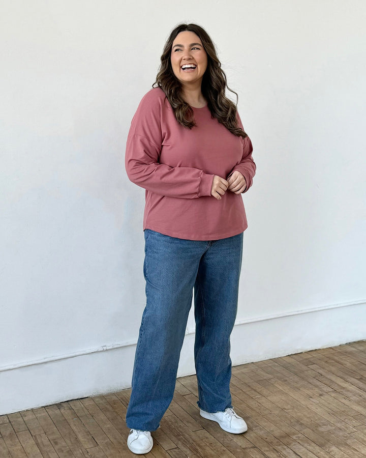 AKARI top in Withered Rose