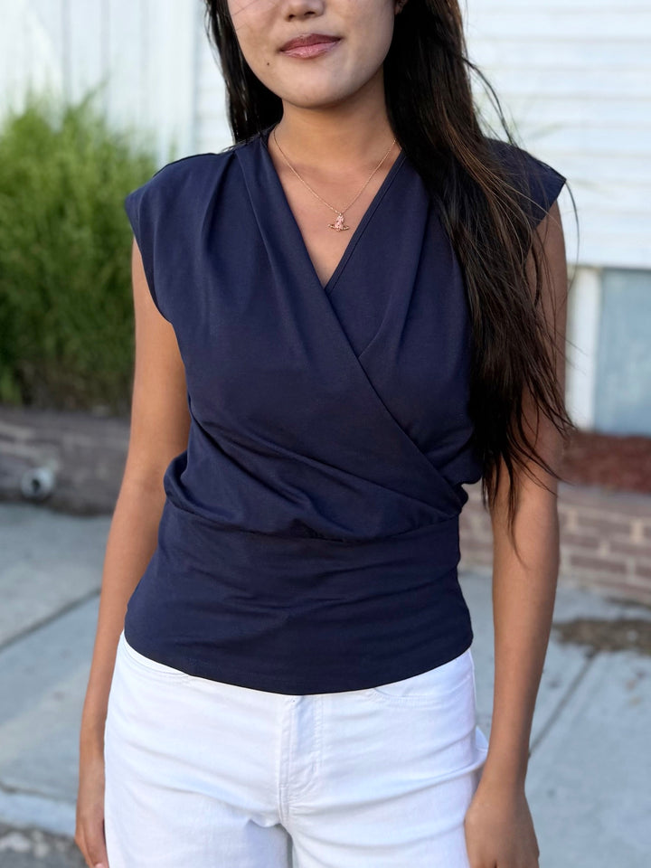 JOLIE top in Navy