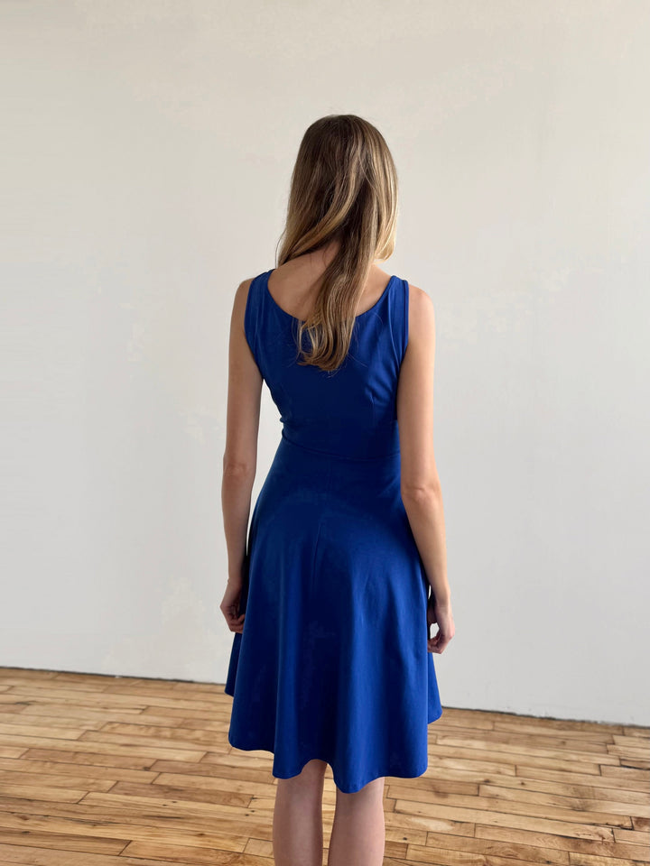 WREN dress in Cobalt Blue