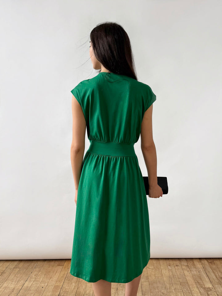 CATHERINE dress in Rich Emerald