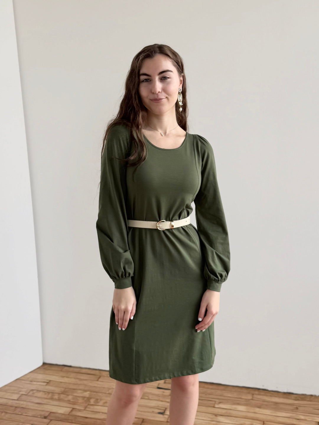 CONSTANCE dress in Meadow Green