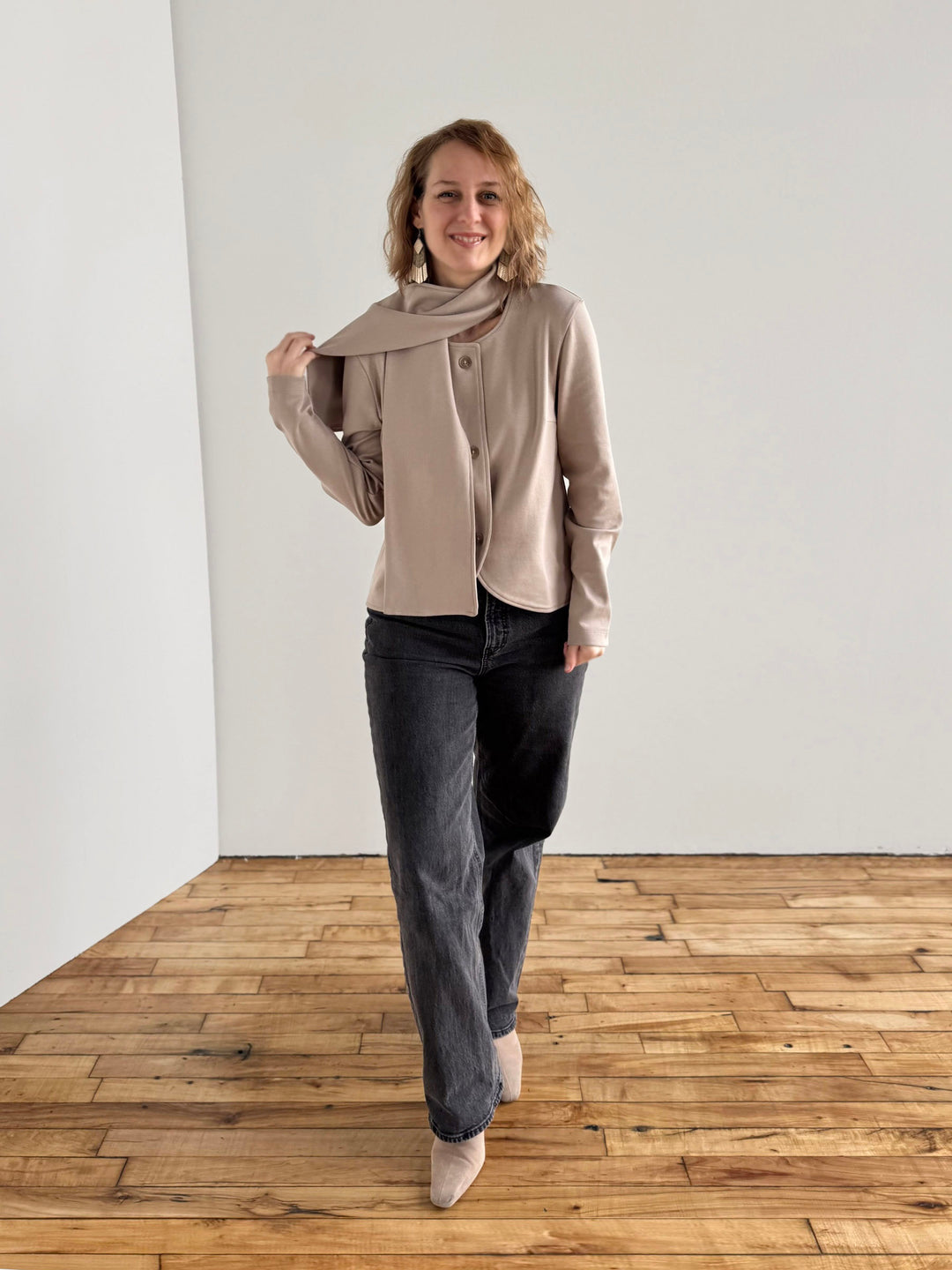 WAVERLY jacket in Desert Sand