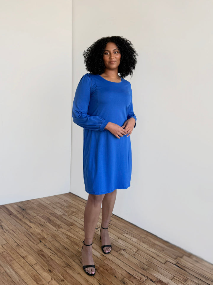 CONSTANCE dress in Blue Iolite