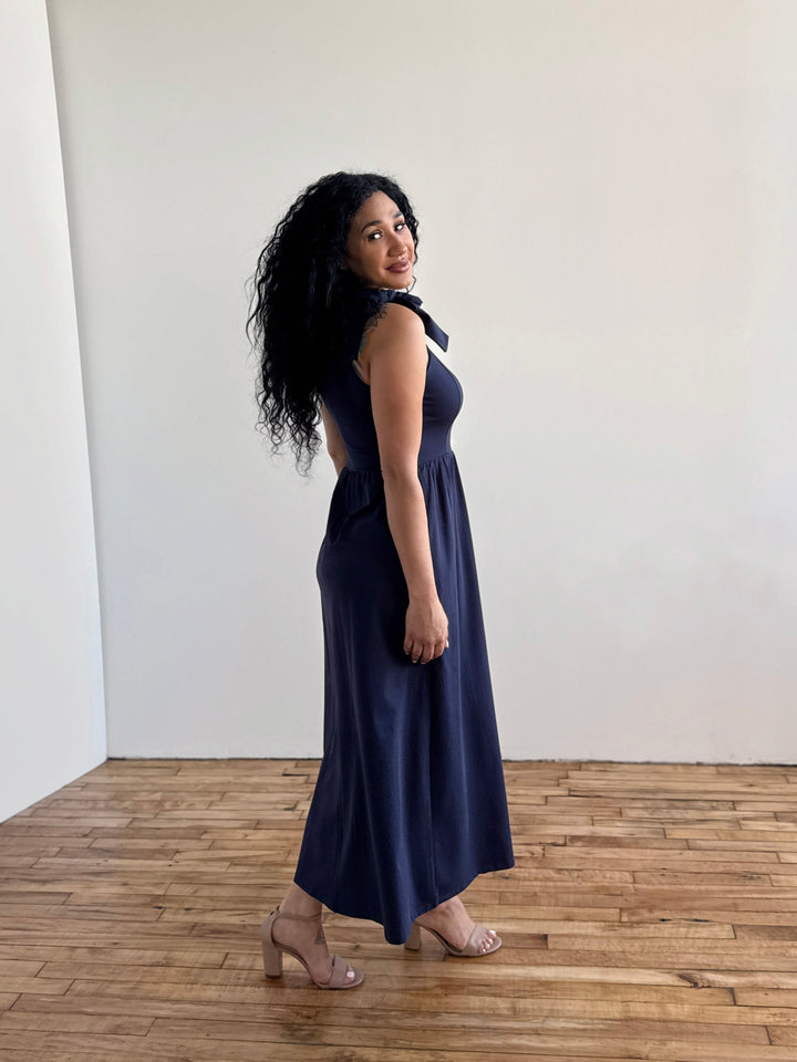 VERONA dress in Navy