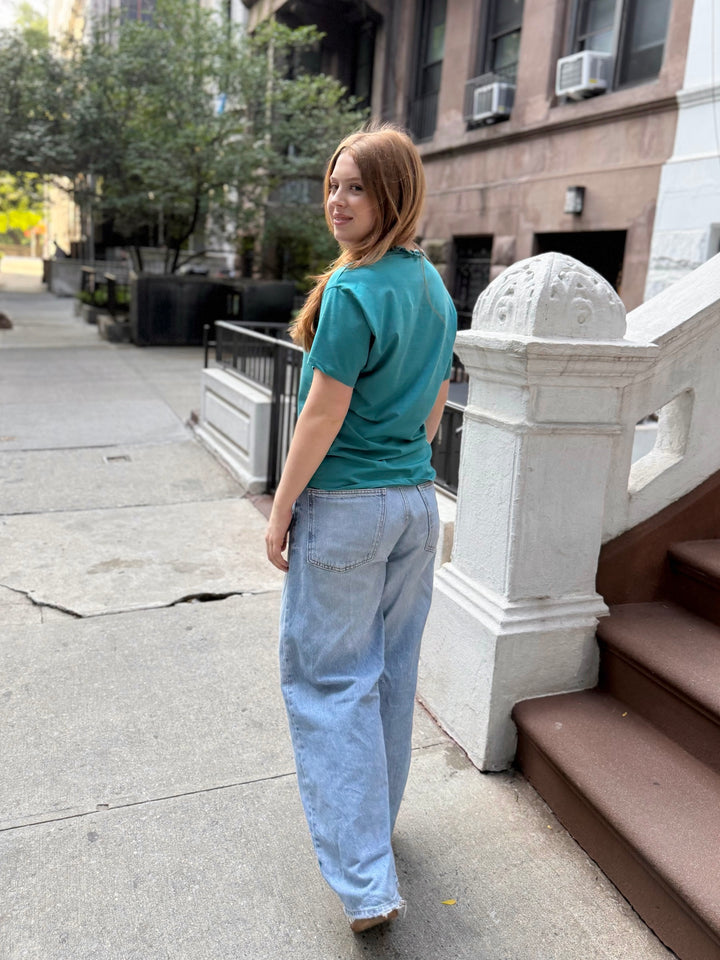 JOCELYN tee in Marine Teal