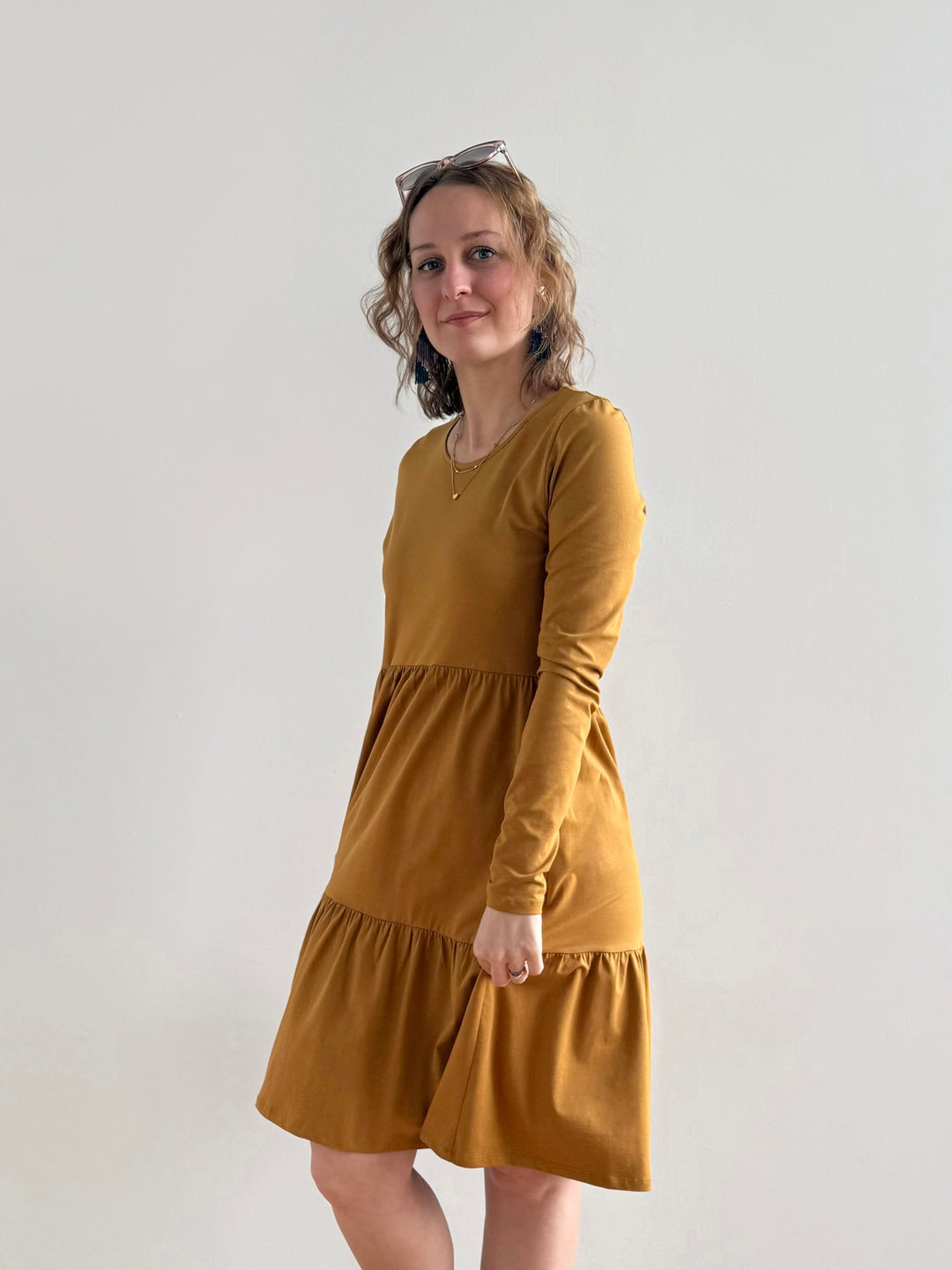 MAISIE dress in Light Amber