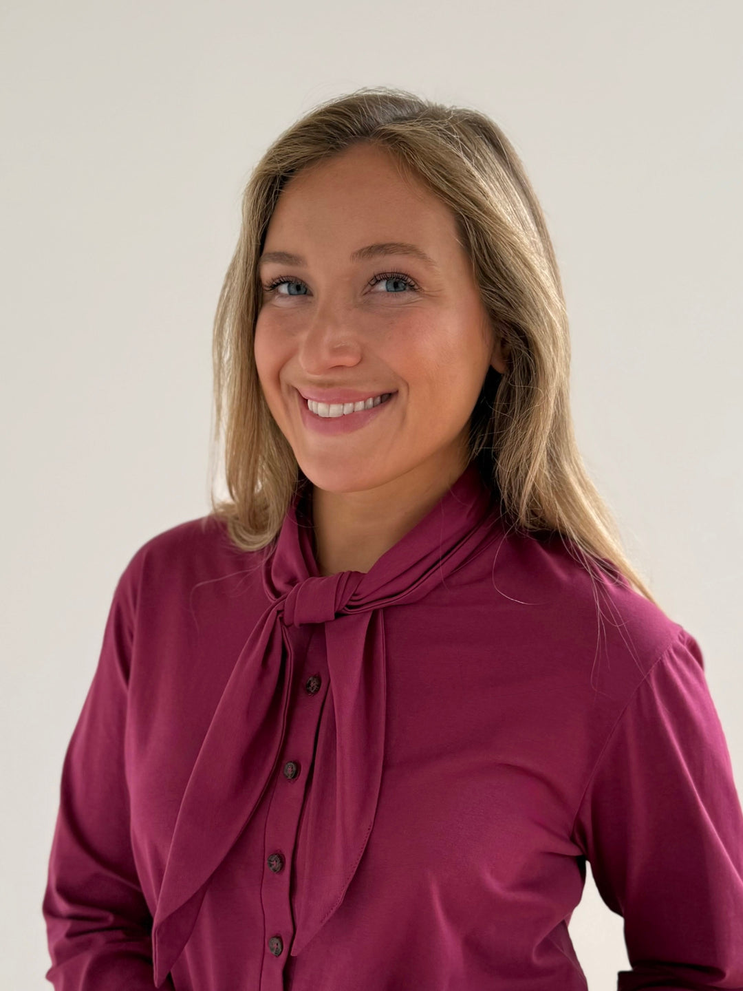 EUGENIE cardigan/top in Deep Berry