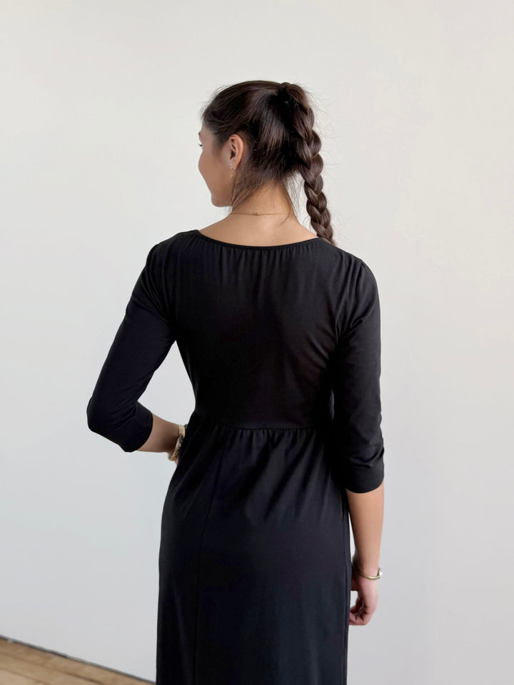 BRIE maxi dress in Black