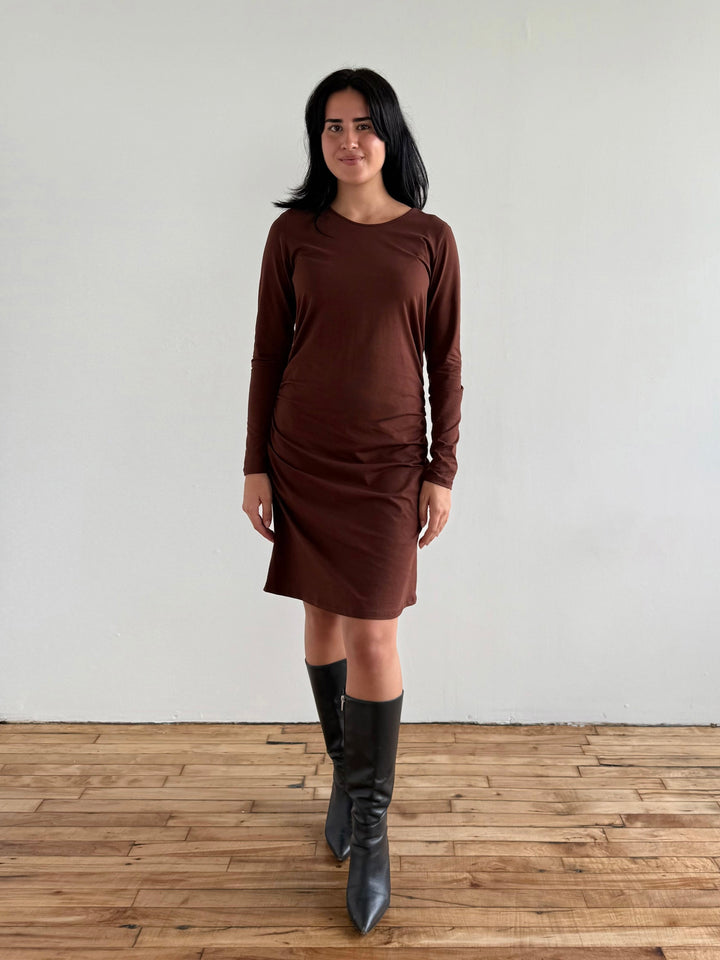 VIENNA dress in Burnt Cedar