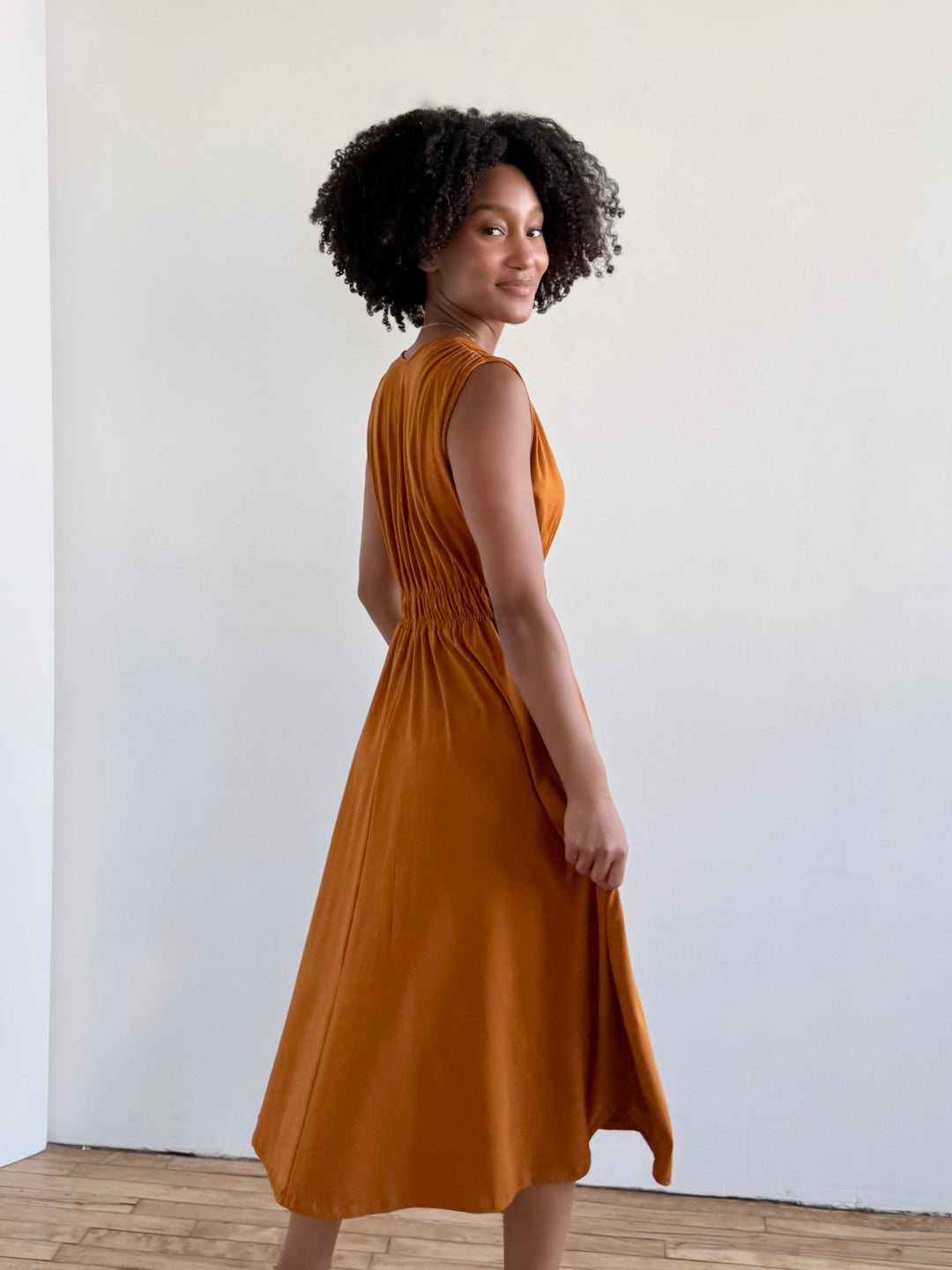 HAMPTON dress in Spiced Cider