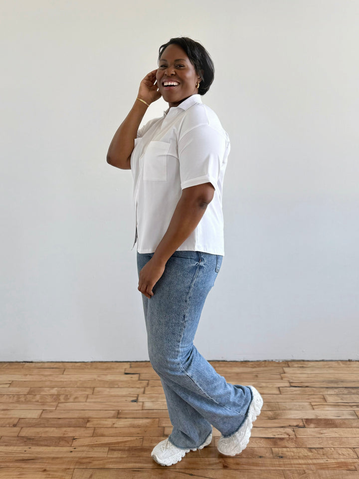 BEVERLY top in White