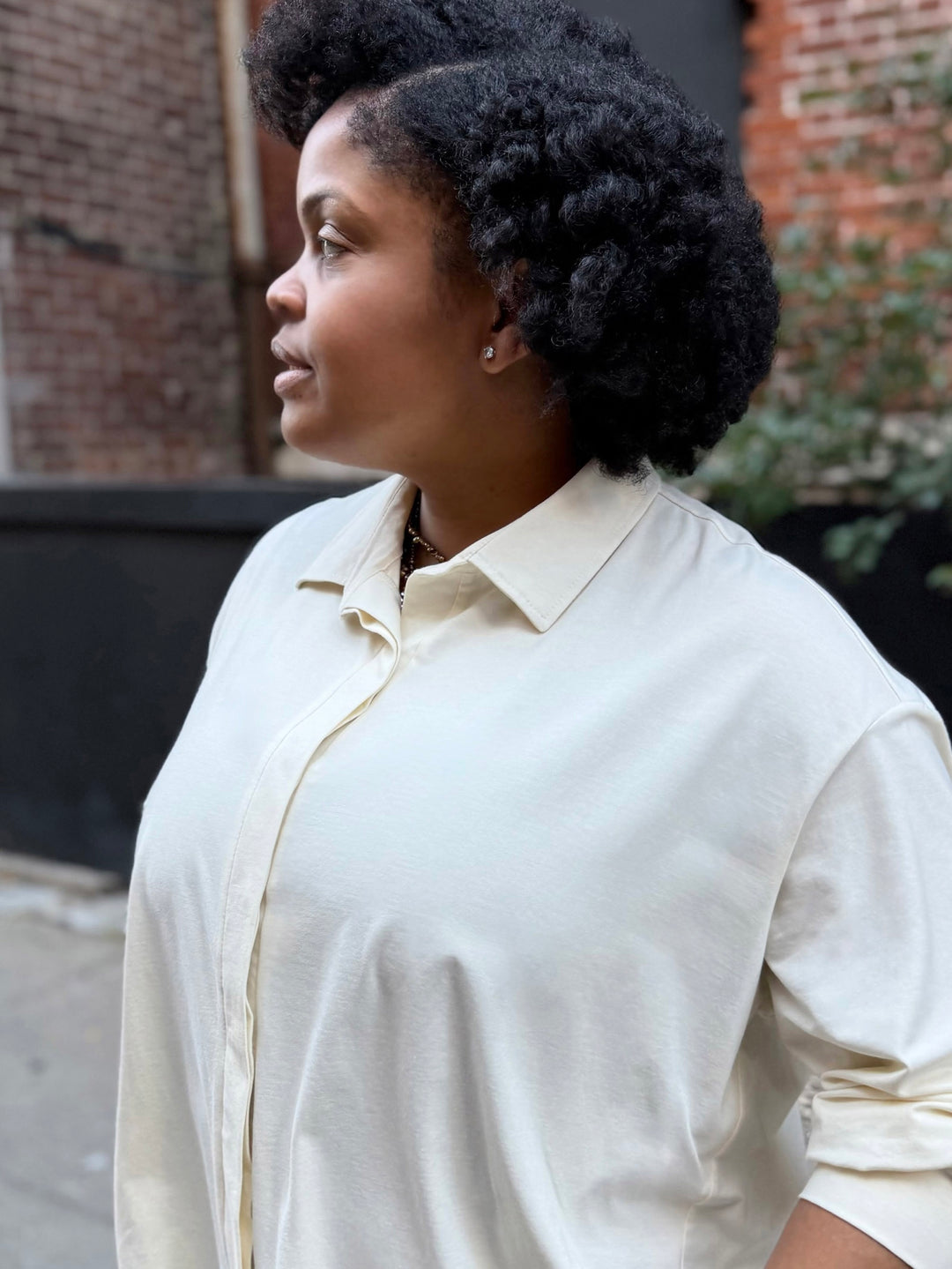 LINDSEY blouse in Chalk