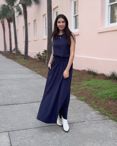 CAMELLIA skirt in Navy