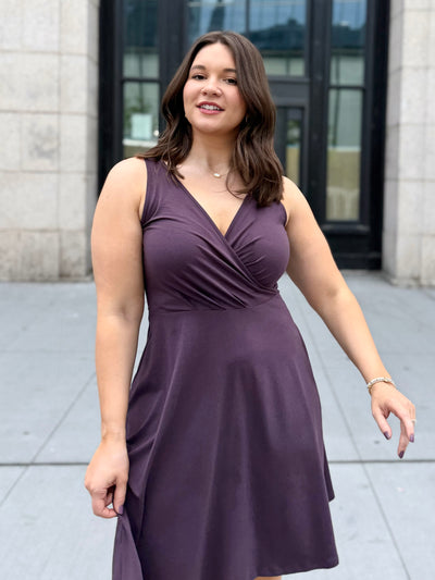 WREN dress in Plum