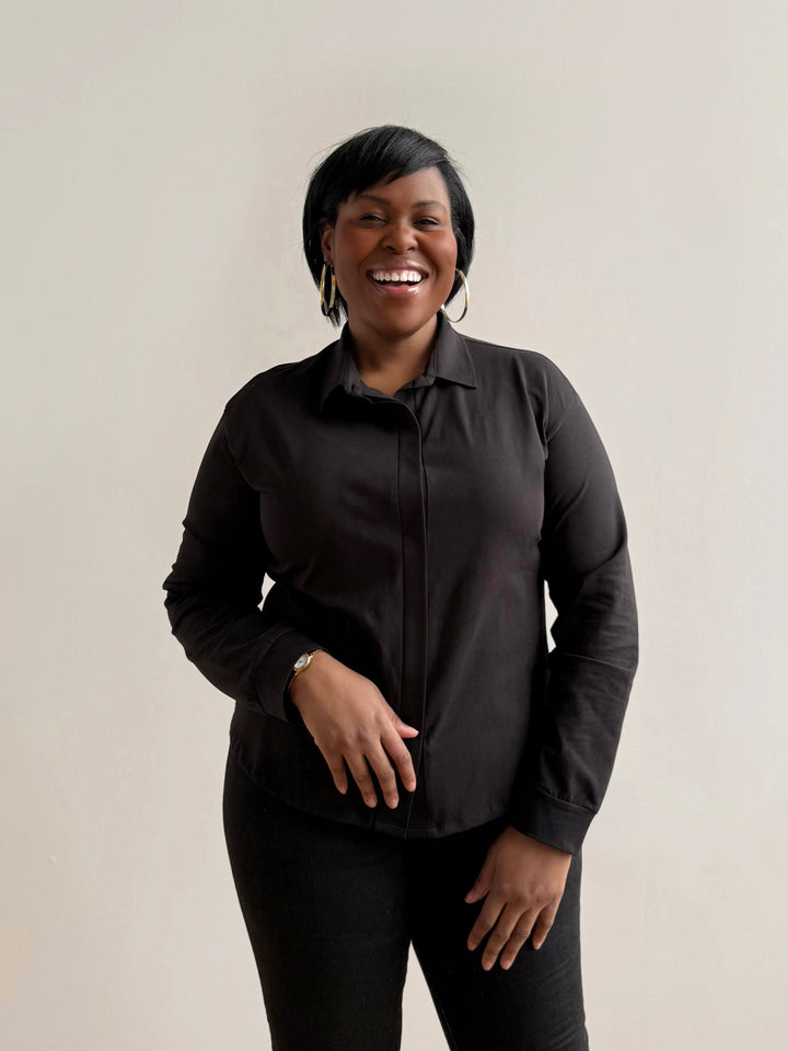 DEVON blouse in Black