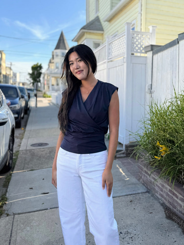 JOLIE top in Navy