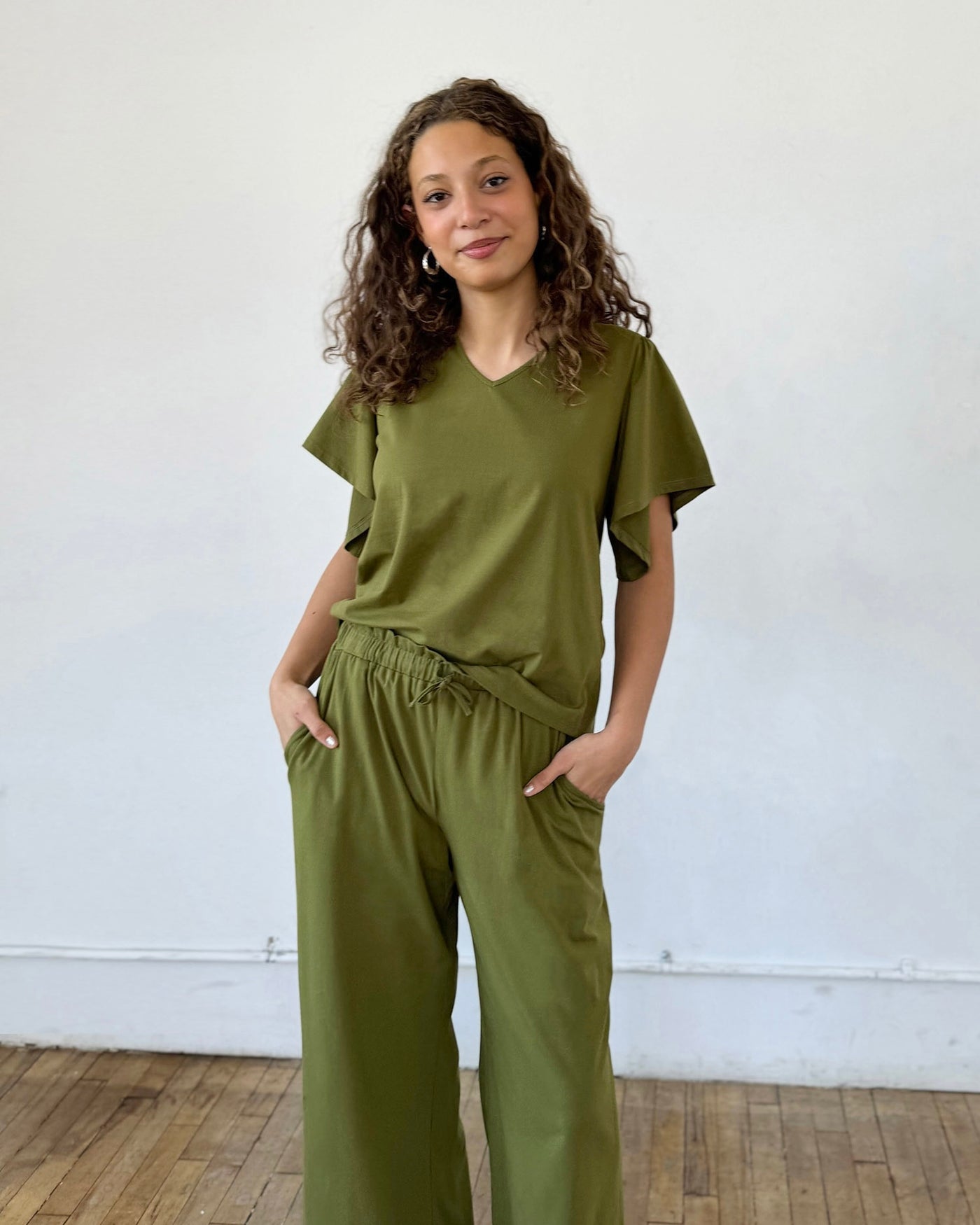 JOJO pants in Olive Branch