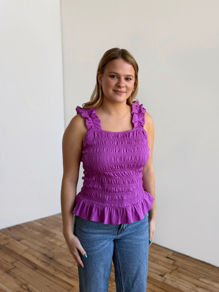 ELOWEN tank in Magenta Bloom
