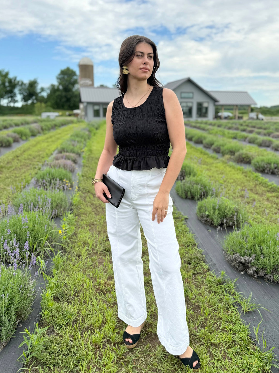 Fold Over Leather Wallet