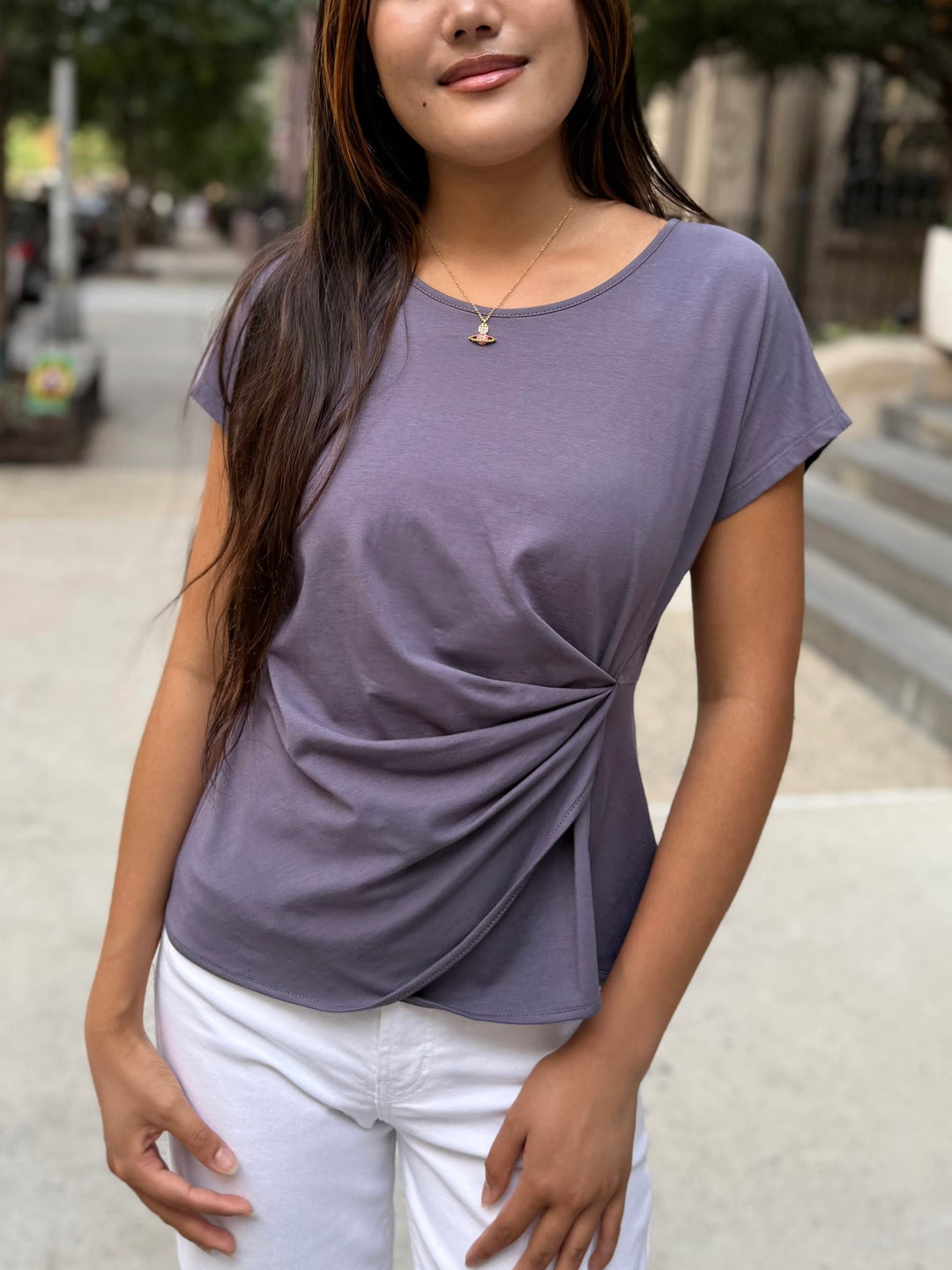 KEIRA top in Dewberry