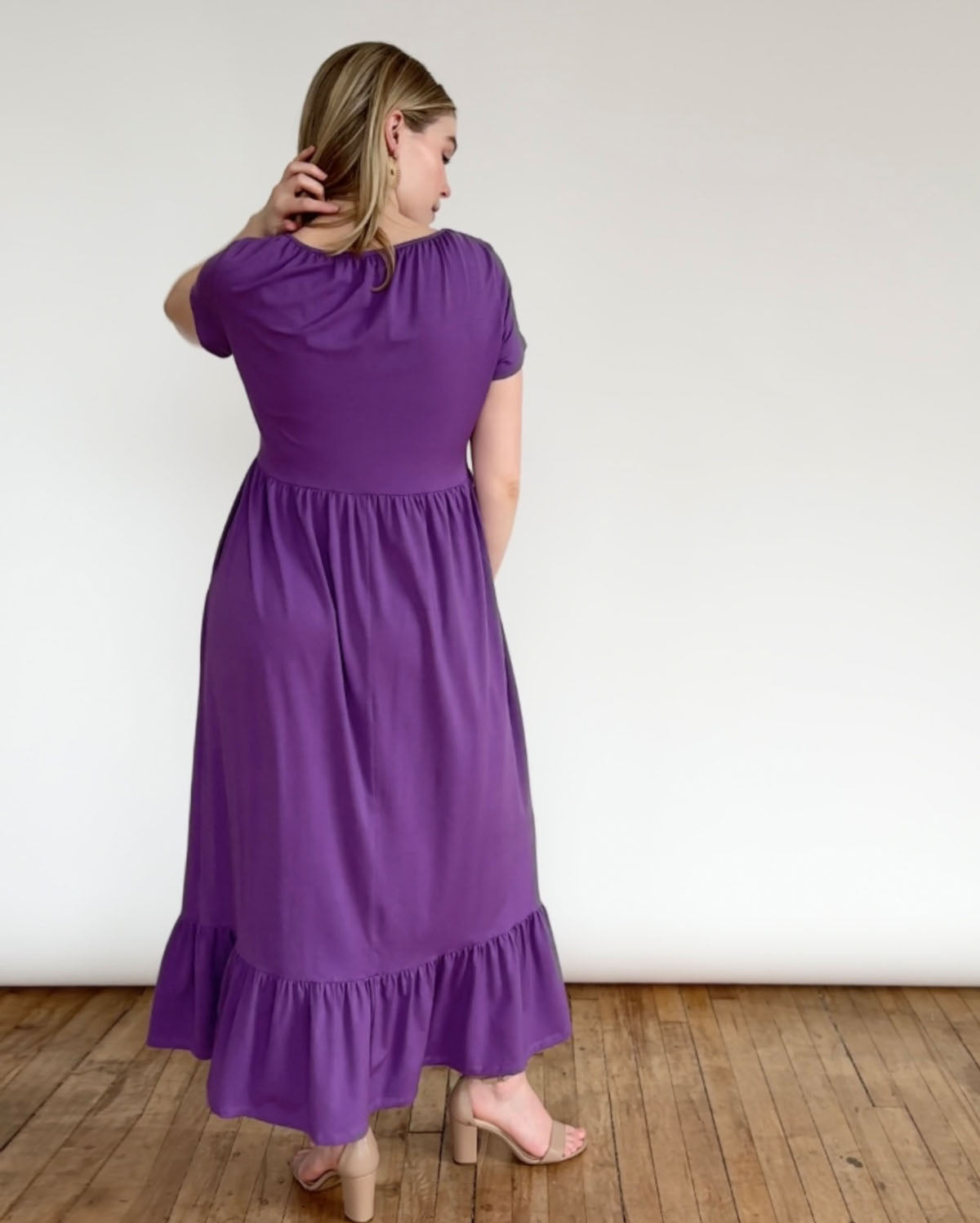 HAVEN maxi dress in Purple