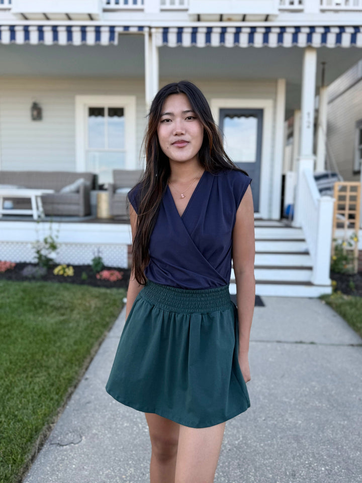 CORINNE skort in Deep Pine