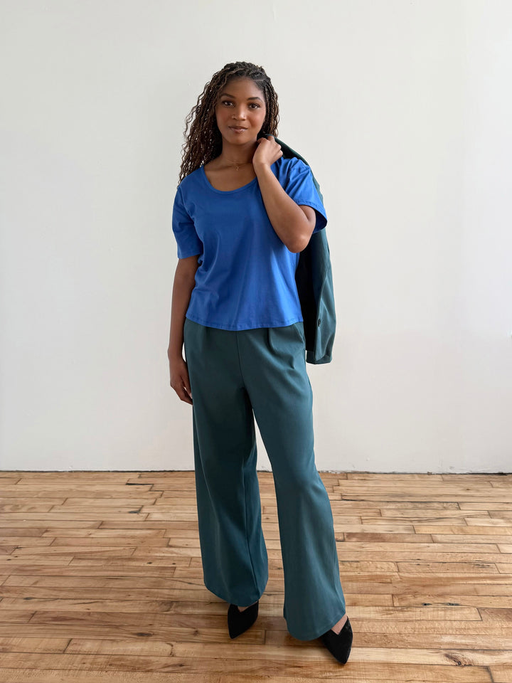 KENNA pants in Deep Sea