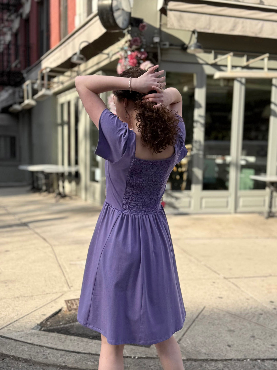 RAZELE dress in Purple Haze