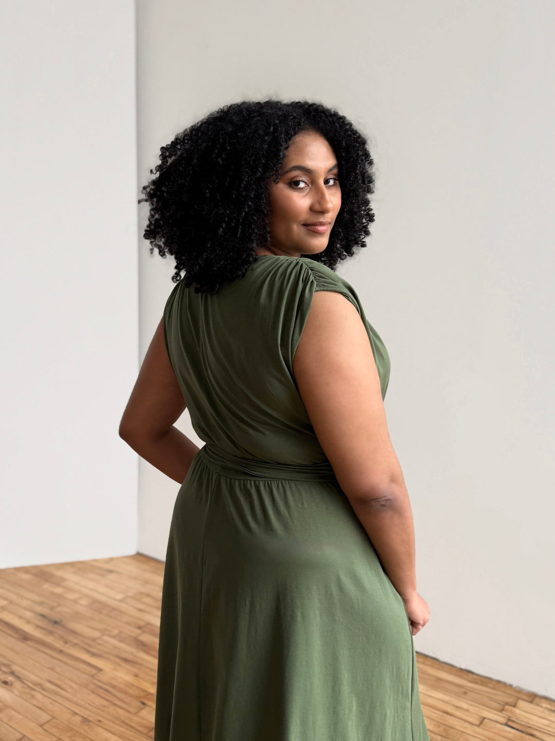 SERAPHINA dress in Meadow Green