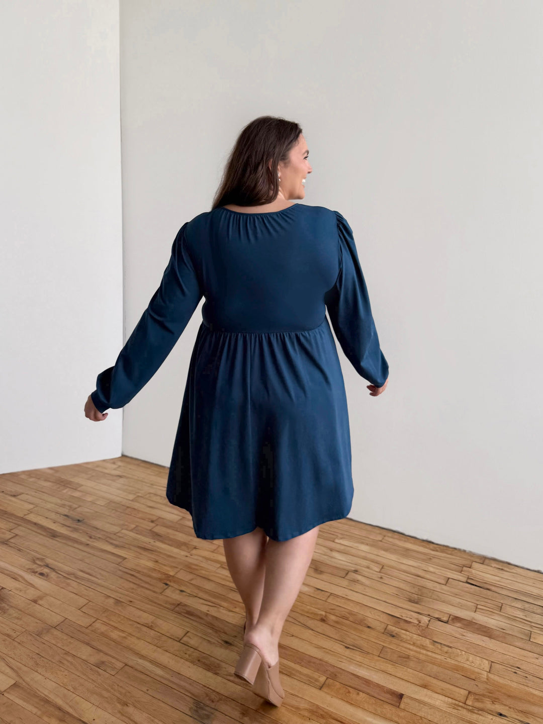 LUCIA dress in Atlantic Blue