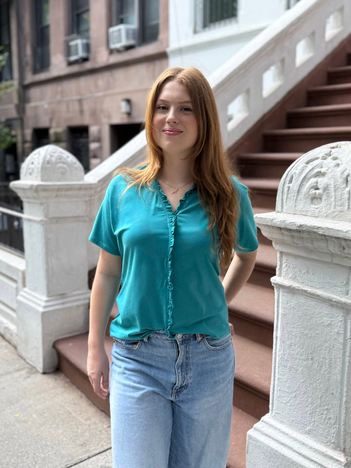 JOCELYN tee in Marine Teal