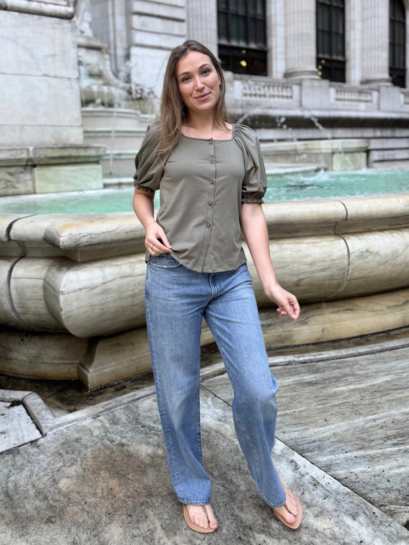 BOHEME top in Silver Sage
