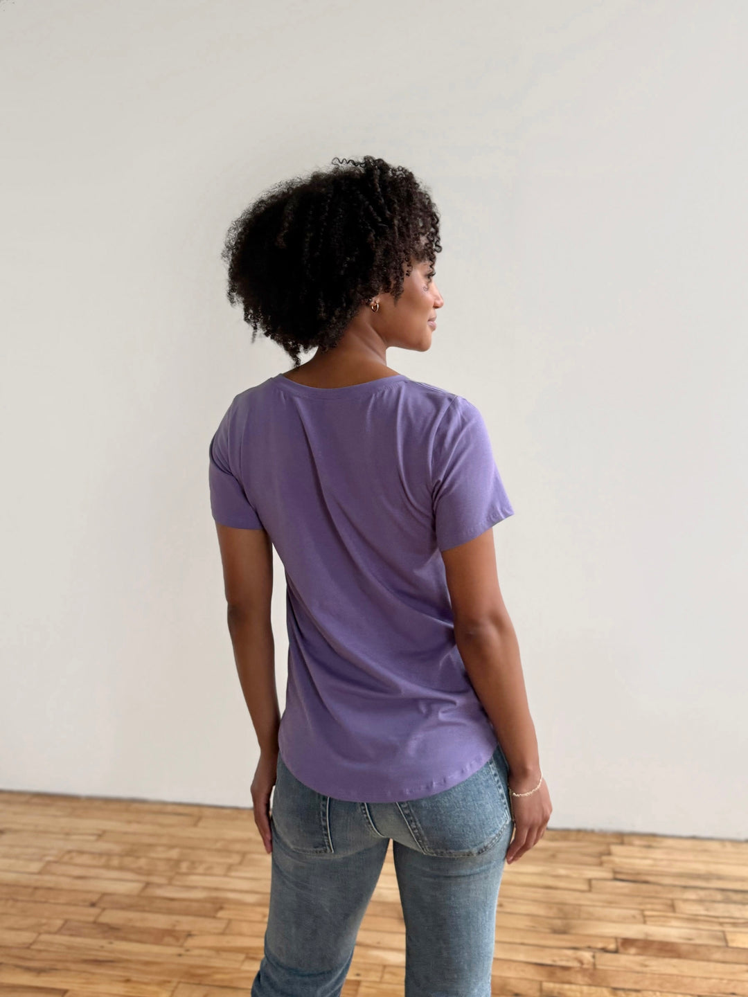 MAURA tee in Purple Haze